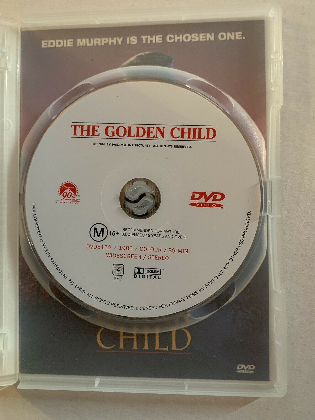 The Golden Child (DVD, 1986) Eddie Murphy, J.L. Reate, Charles Dance. Region 4
