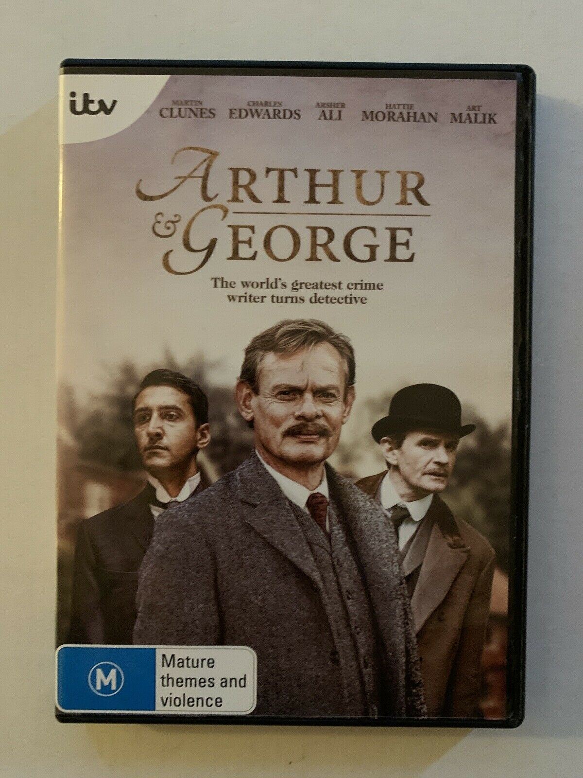 Arthur & George (DVD, 2015) Drama miniseries. Martin Clunes, Arsher Ali. Region4