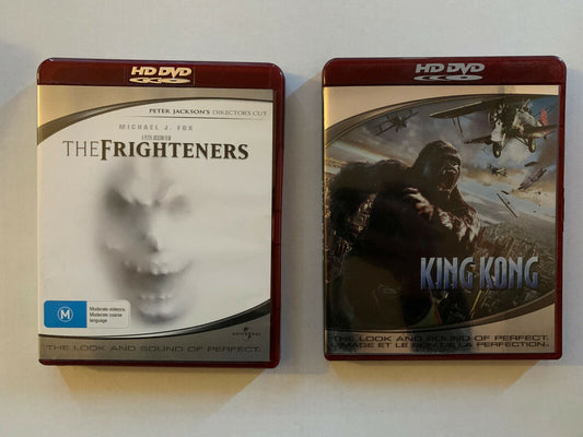 2x Peter Jackson Movies - The Frighteners + King Kong  HD DVD