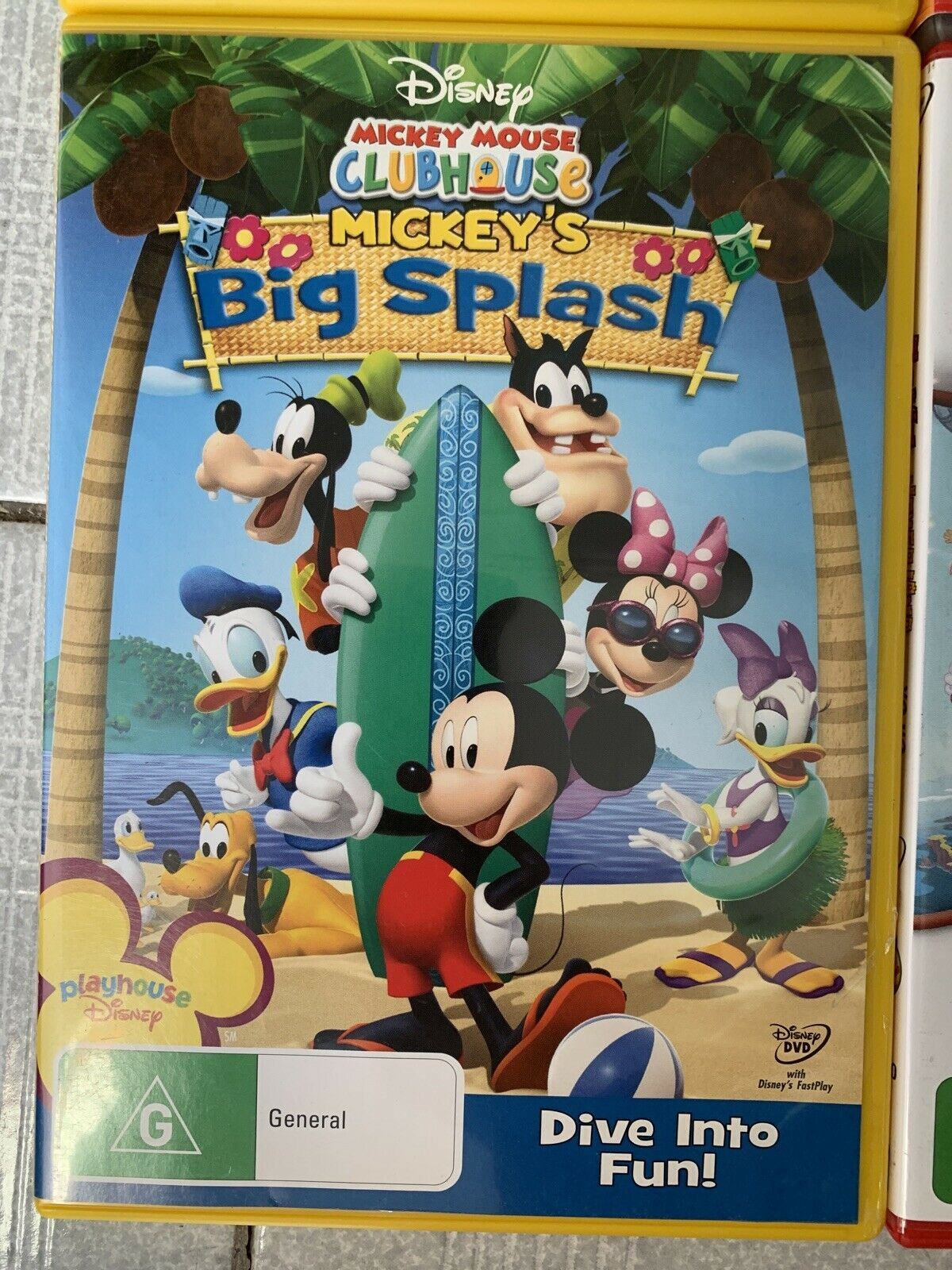 6x Disney Junior Mickey Mouse DVD Region 4