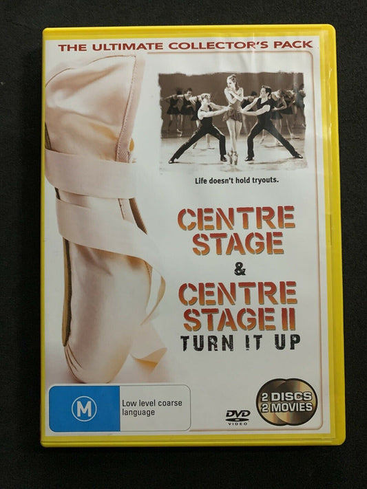 Centre Stage / Centre Stage - Turn It Up (DVD, 2010)  Collector's Pack. Region 4