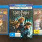 3x Harry Potter Blu-ray - Deathly Hallows, Prisoner Azkaban, Philosopher's Stone