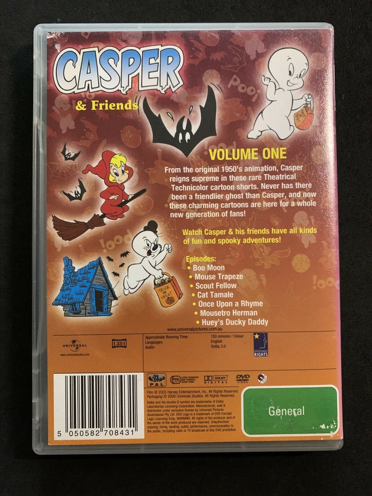 Casper And Friends : Vol 1 (DVD, 2005) Region 4