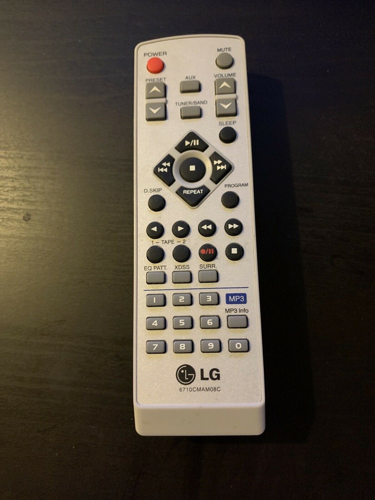 Genuine LG 6710CMAM08C Remote Control