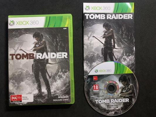 Tomb Raider Lara Croft Square Enix (Microsoft Xbox 360, 2013) PAL with Manual