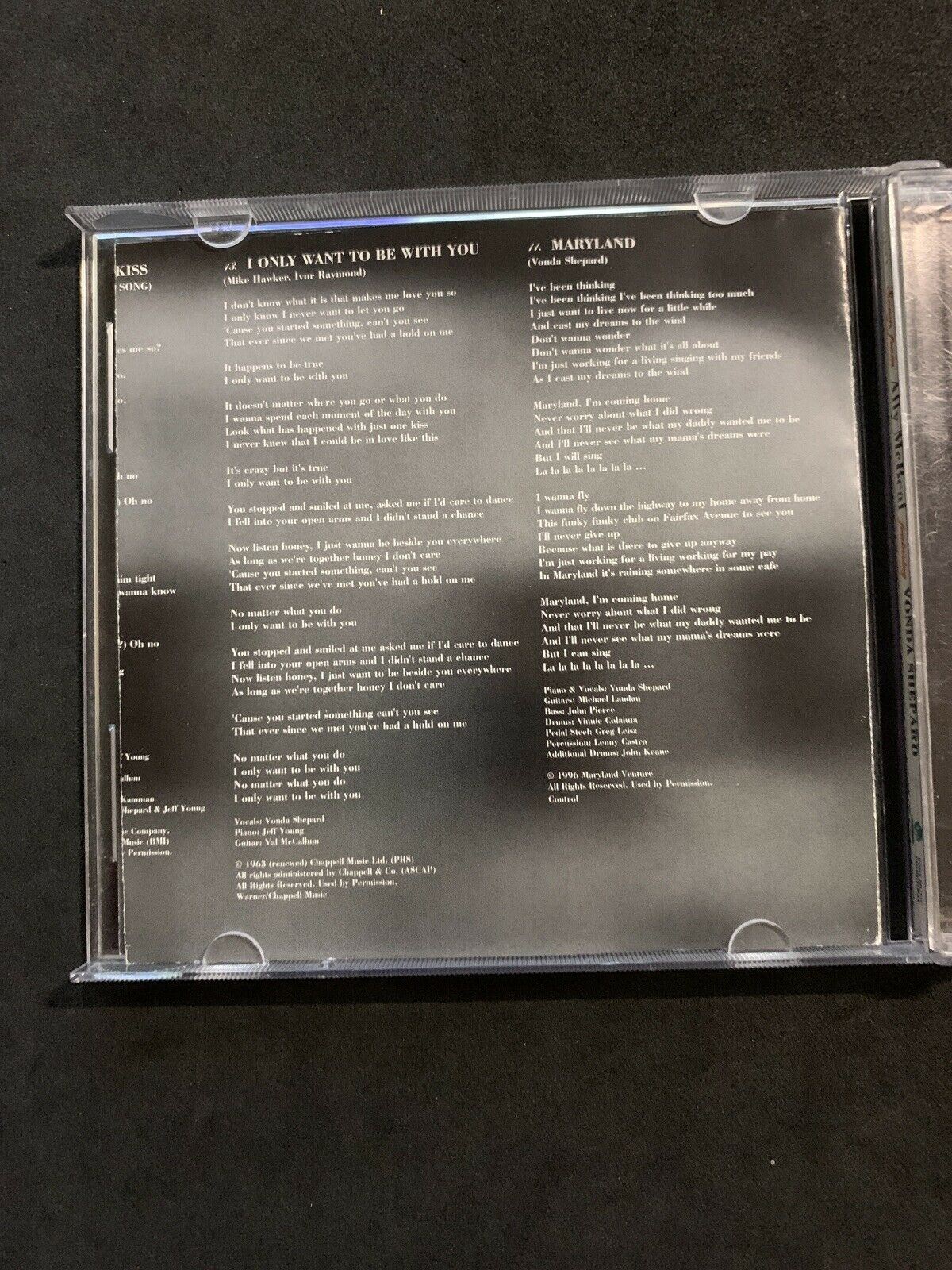 ALLY MCBEAL Soundtrack - Various & Vonda Shepard CD