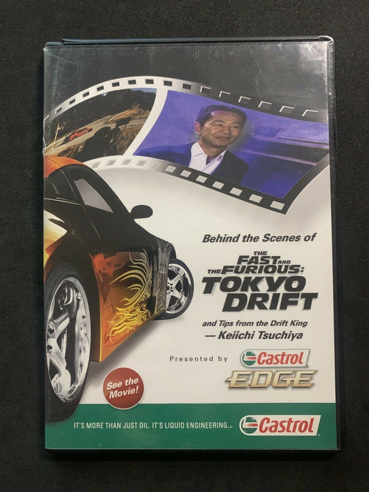 Behind Scenes Fast & Furious Tokyo Drift + Tips Drift King Keiichi Tsuchiya  DVD