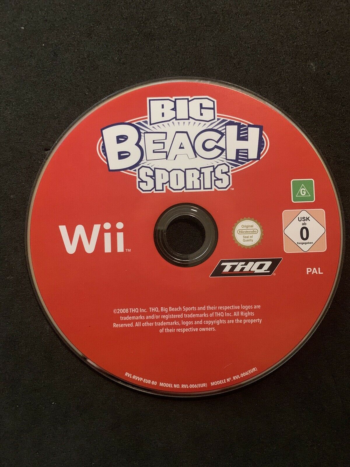 Big Beach Sports - Nintendo Wii PAL Game w Manual