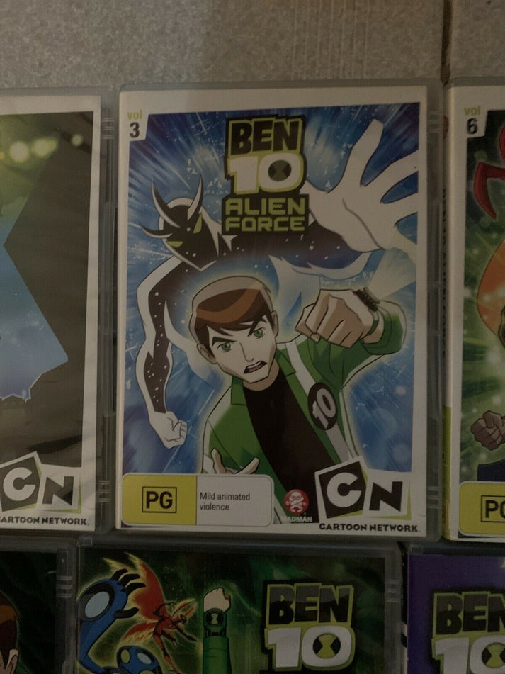 10x Ben 10 DVD Collection Region 4 – Retro Unit