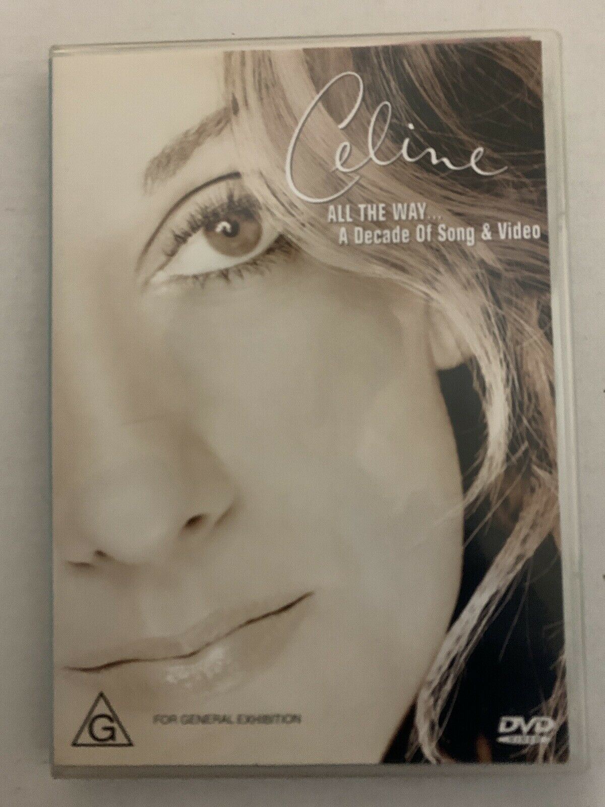 Celine Dion - All The Way - A Decade Of Song & Video (DVD, 2000)