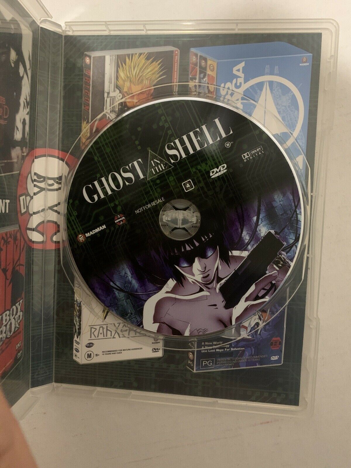 Ghost In The Shell (DVD, 1995) Masamune Shirow. Anime Region 4