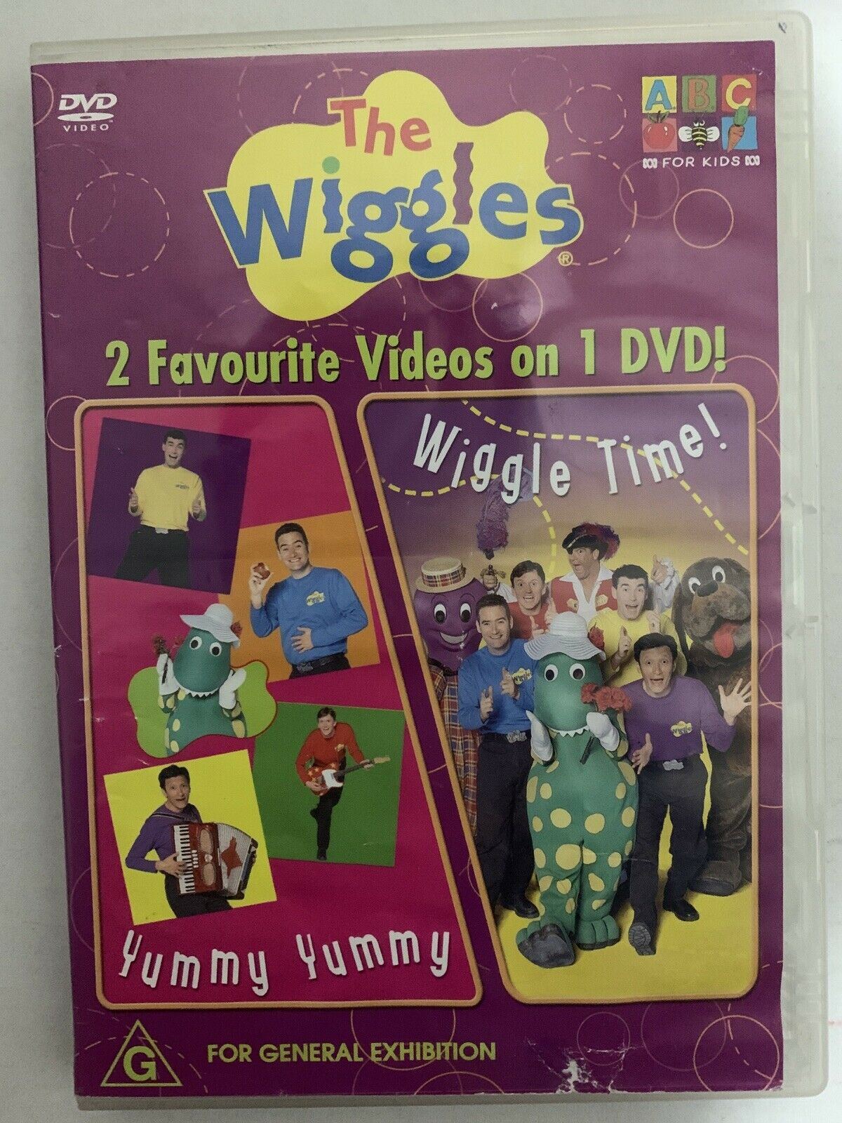 The Wiggles - Wiggle Time! / Yummy Yummy (DVD, 2002) Region 4