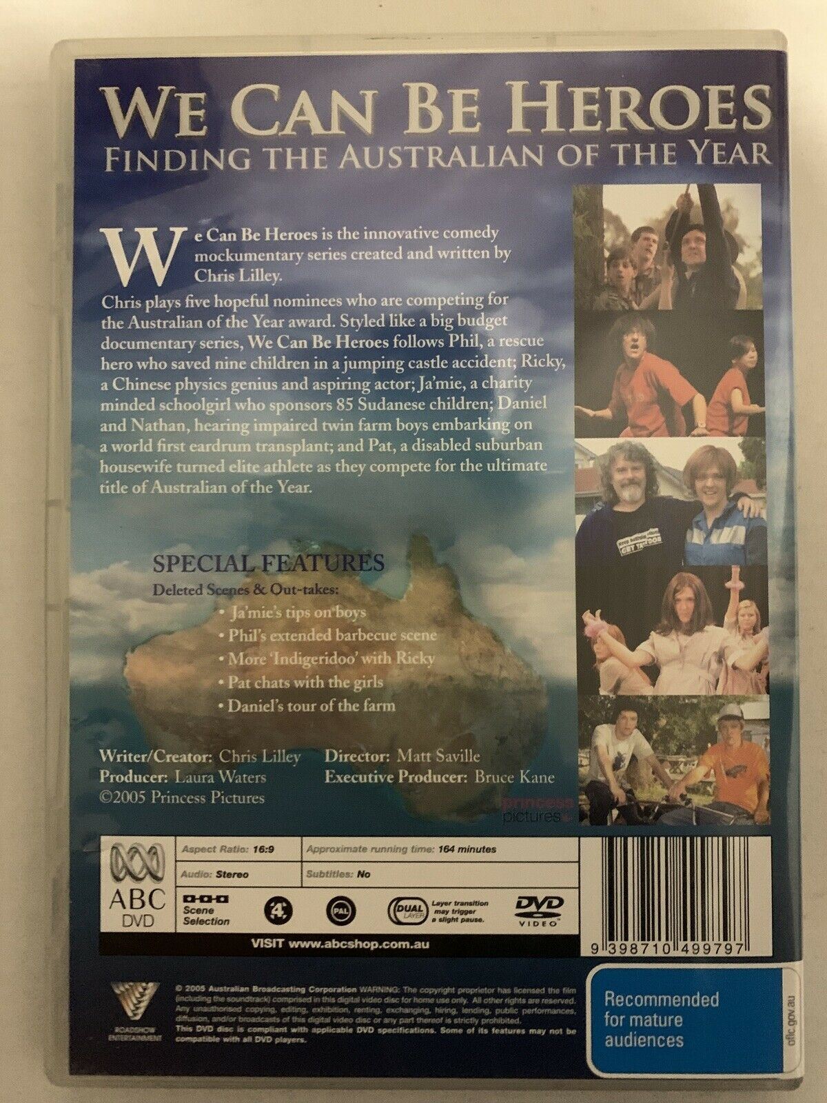 We Can Be Heroes (DVD, 2005) Chris Lilley. Region 4