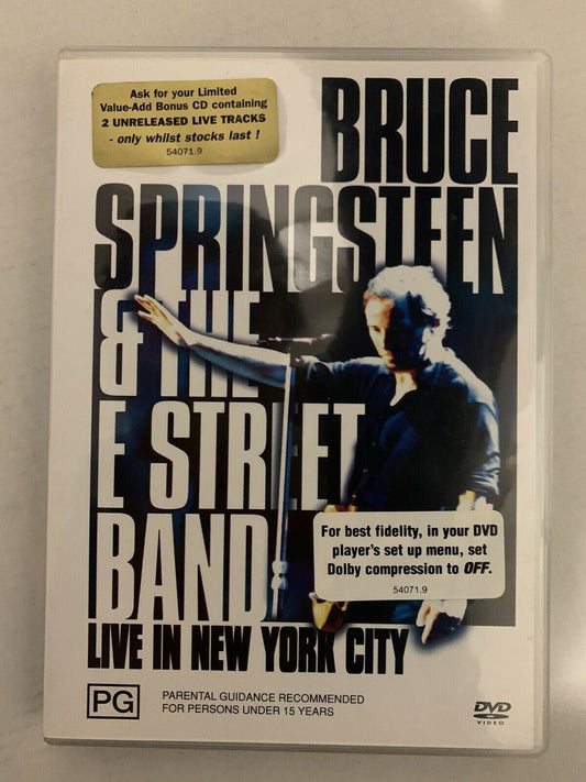 Bruce Springsteen And The E Street Band - Live In New York City  (DVD, 2001)