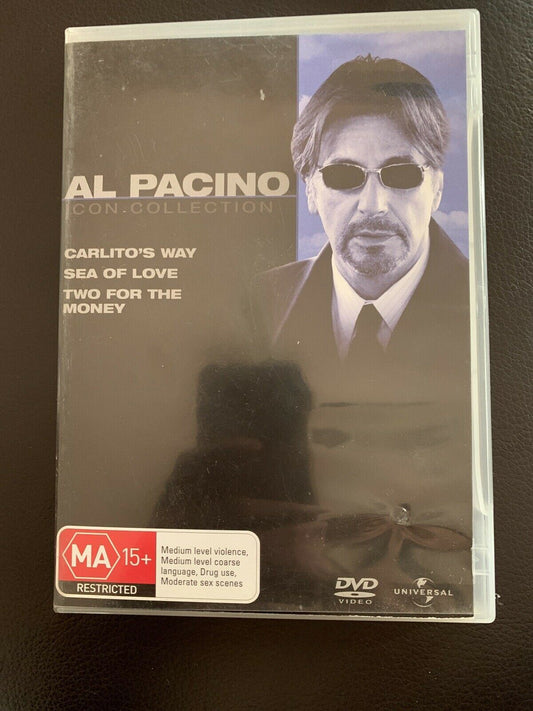 Al Pacino: Carlito's Way / Sea Of Love / Two For The Money (DVD) Region 4,2