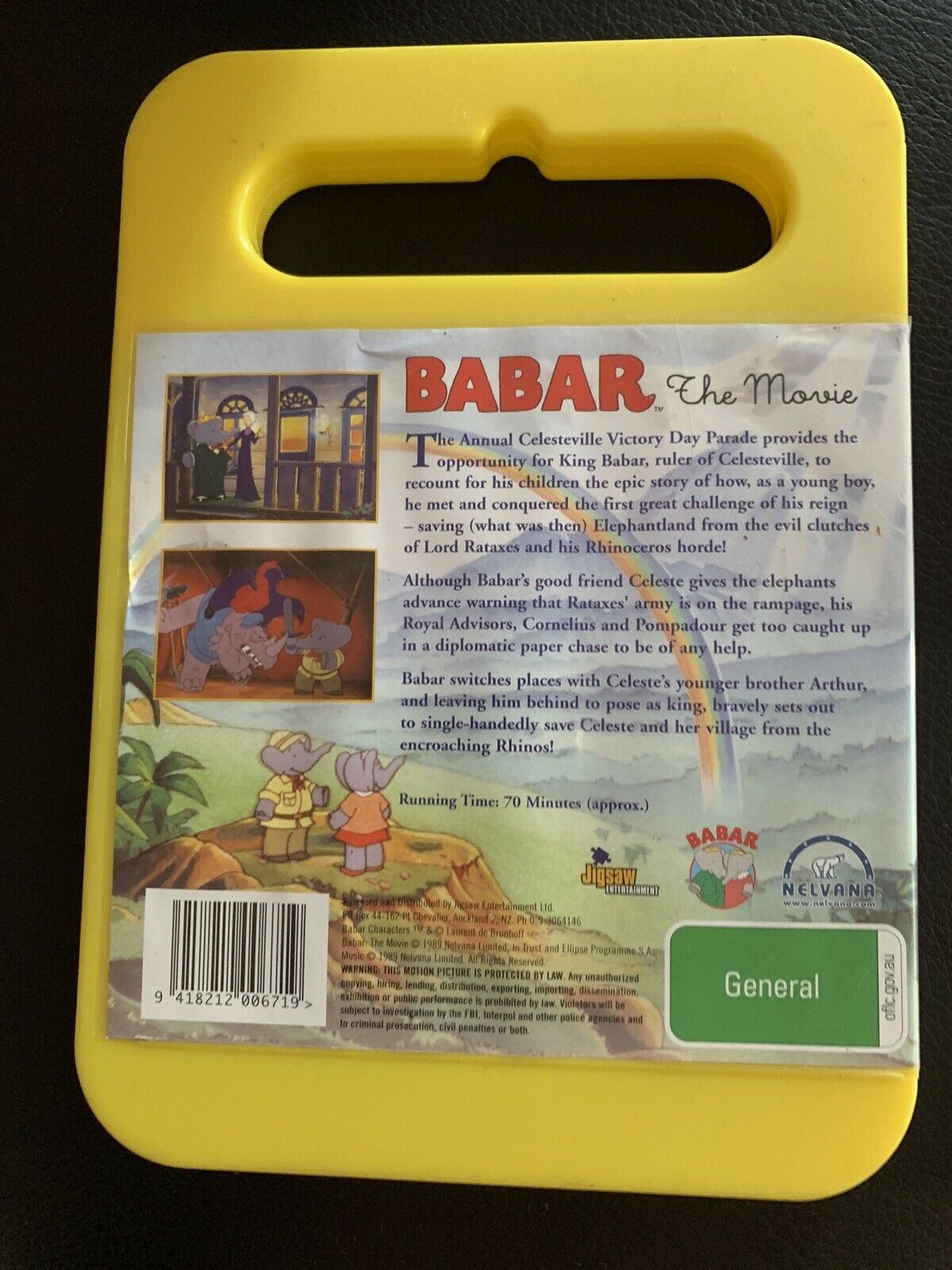 Babar The Movie (DVD, 1989) Region 4