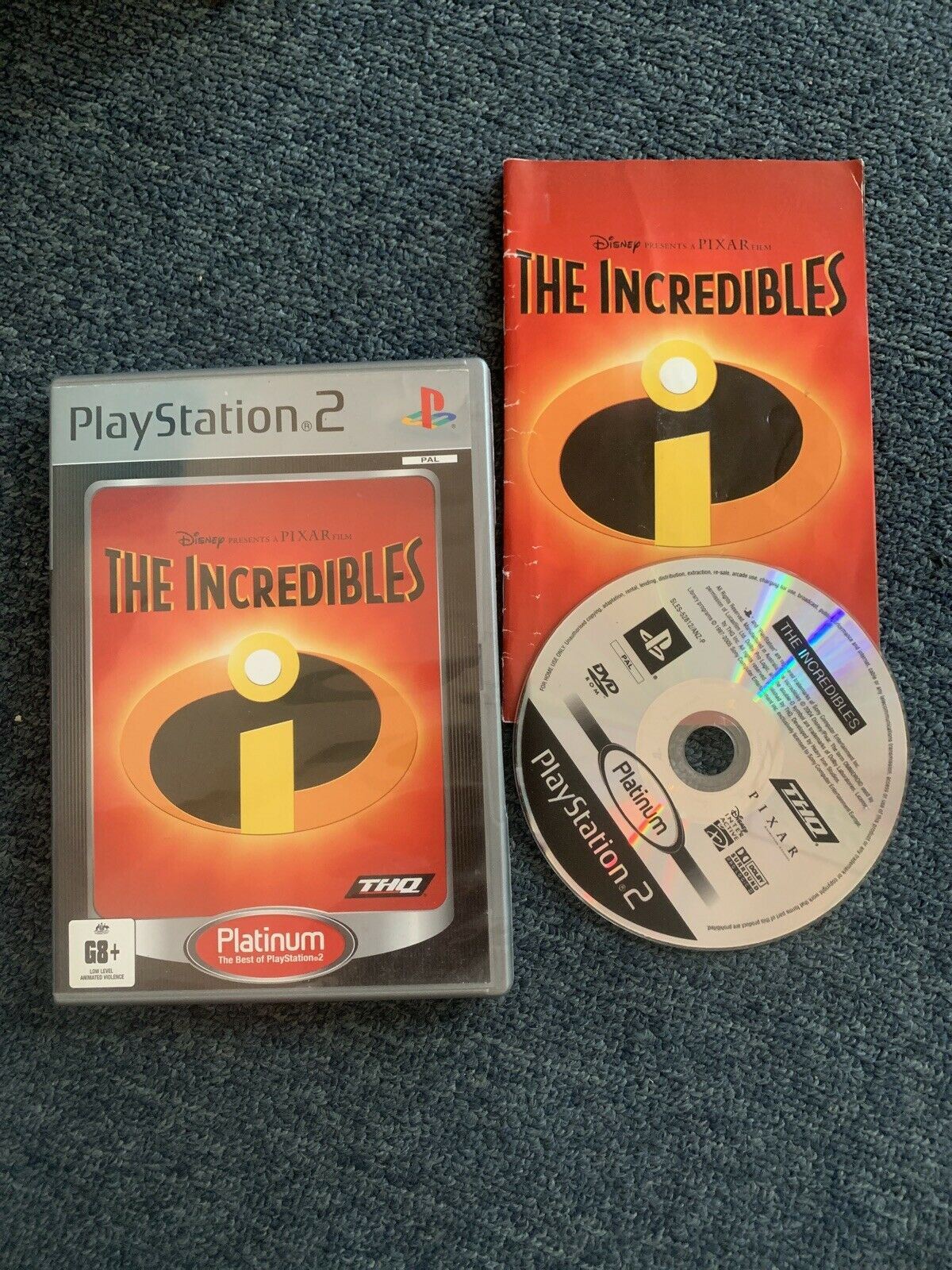 The Incredibles PS2 PAL (Platinum) With Manual