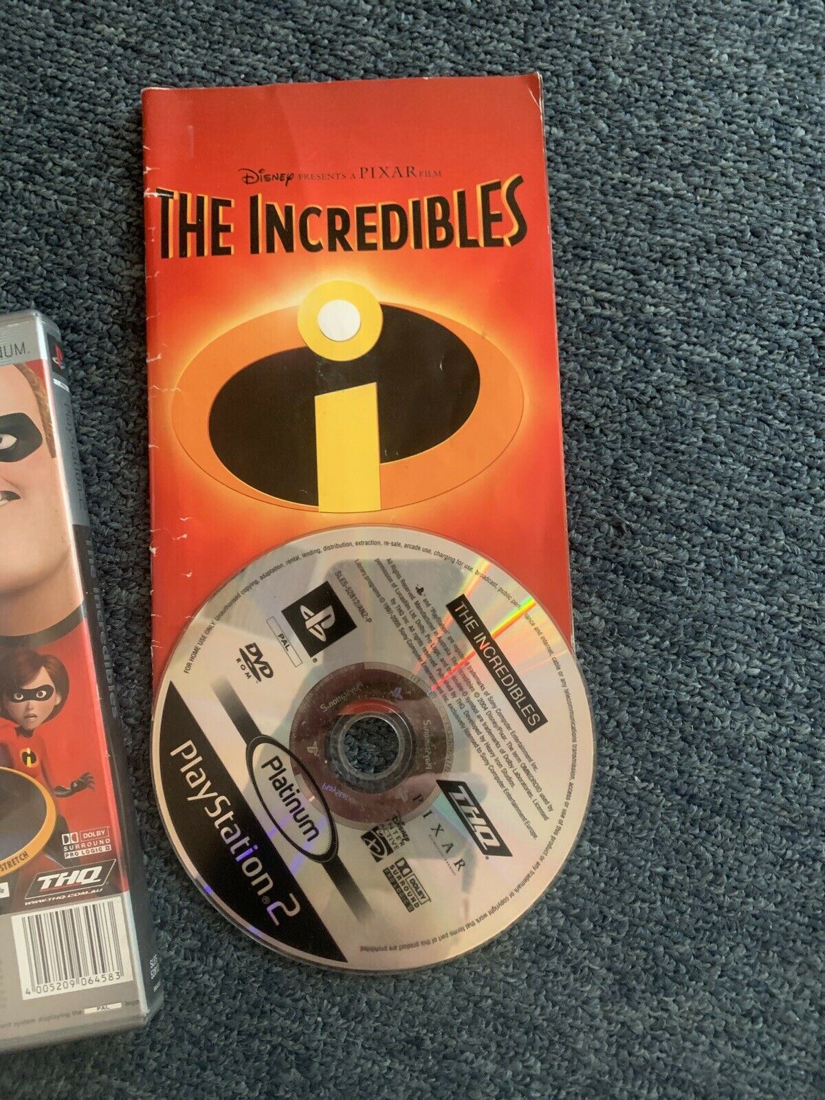 The Incredibles PS2 PAL (Platinum) With Manual