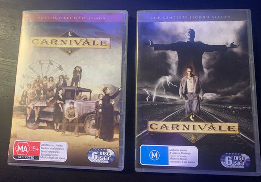 Carnivale : Season 1 & 2 (DVD, 2006, 12-Disc Set) Region 4