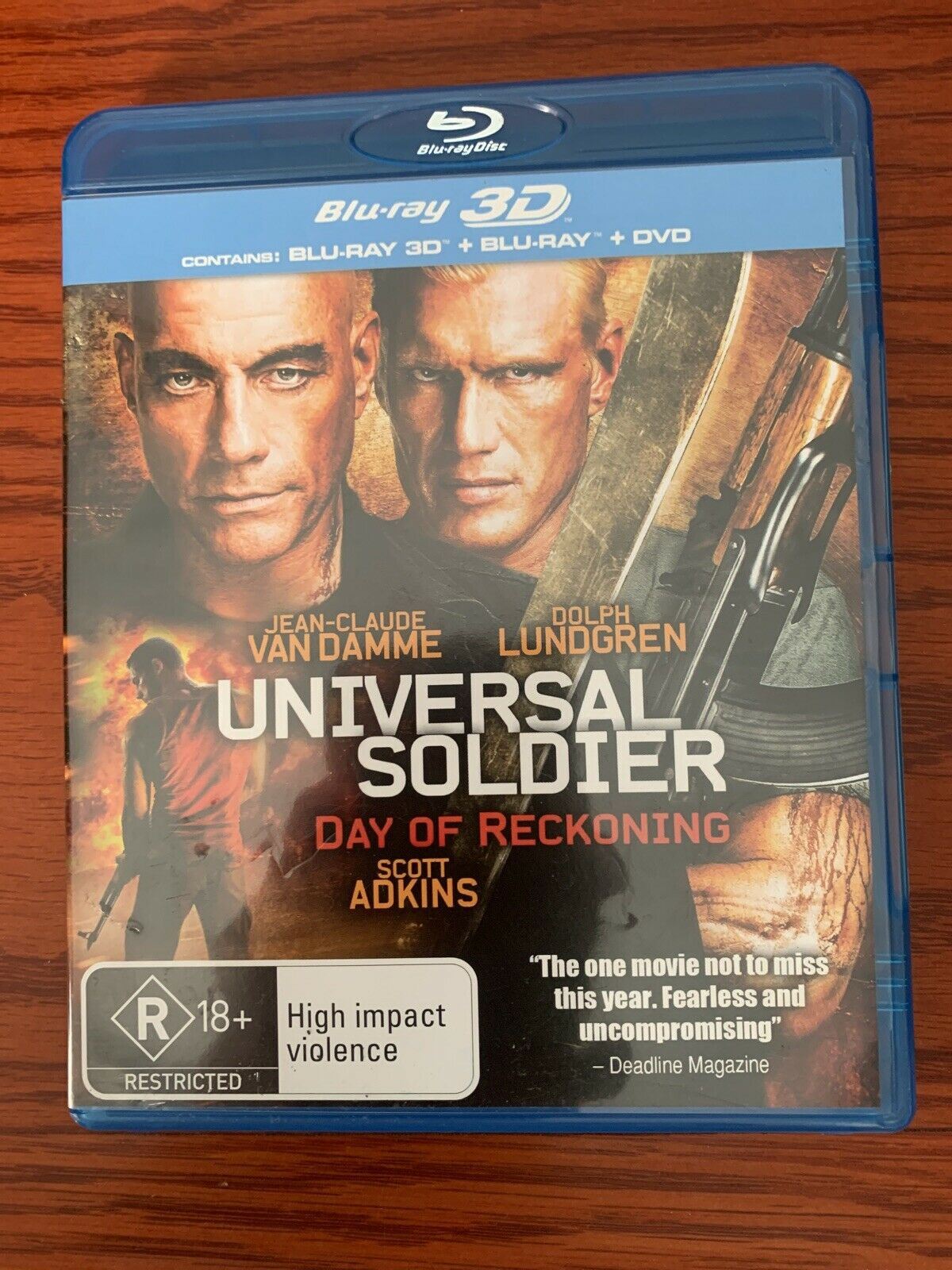 Universal Soldier 3D - Day Of Reckoning (Bluray, 2012) Jean-Claude Van Damme