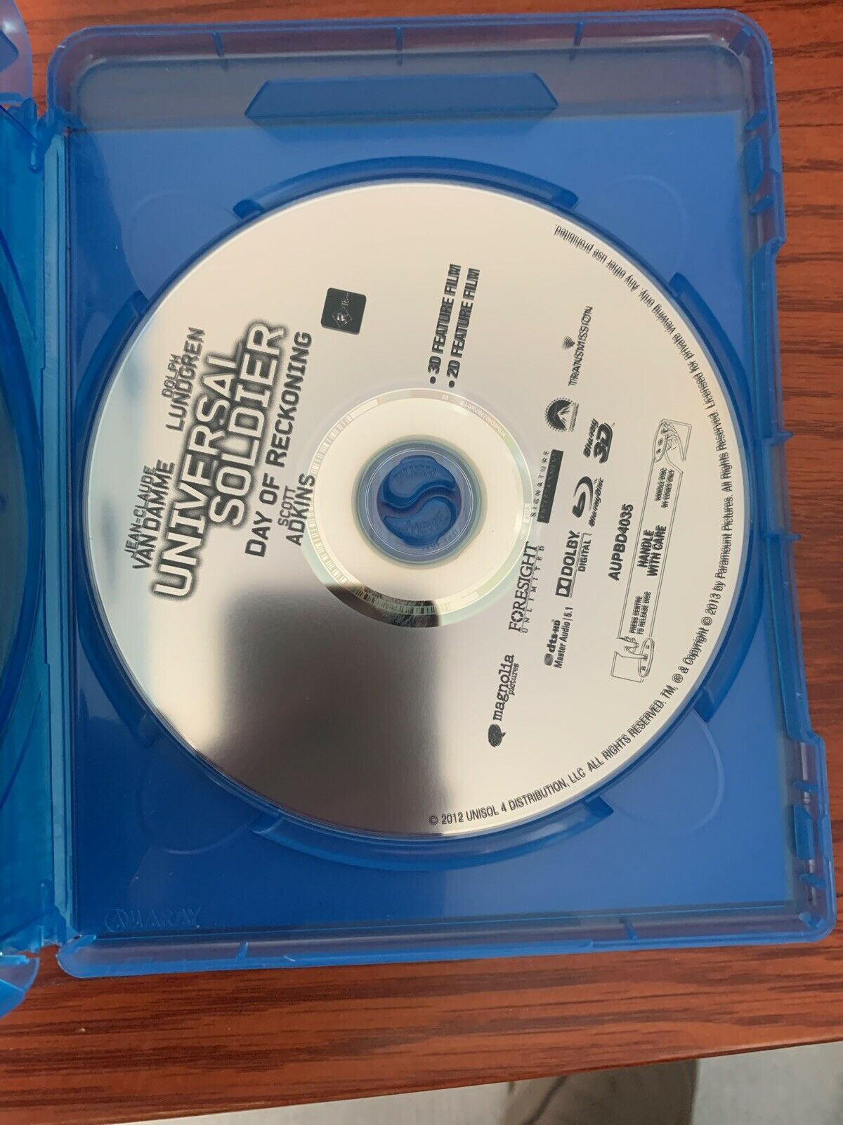 Universal Soldier 3D - Day Of Reckoning (Bluray, 2012) Jean-Claude Van Damme