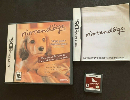 Nintendogs - Dachshund & Friends (Nintendo DS, 2005) With Manual