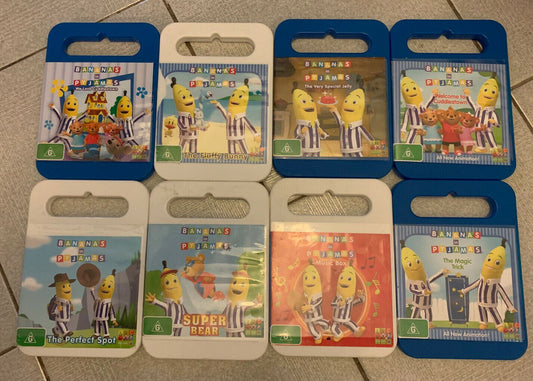 8x Bananas In Pyjamas DVDs Region 4