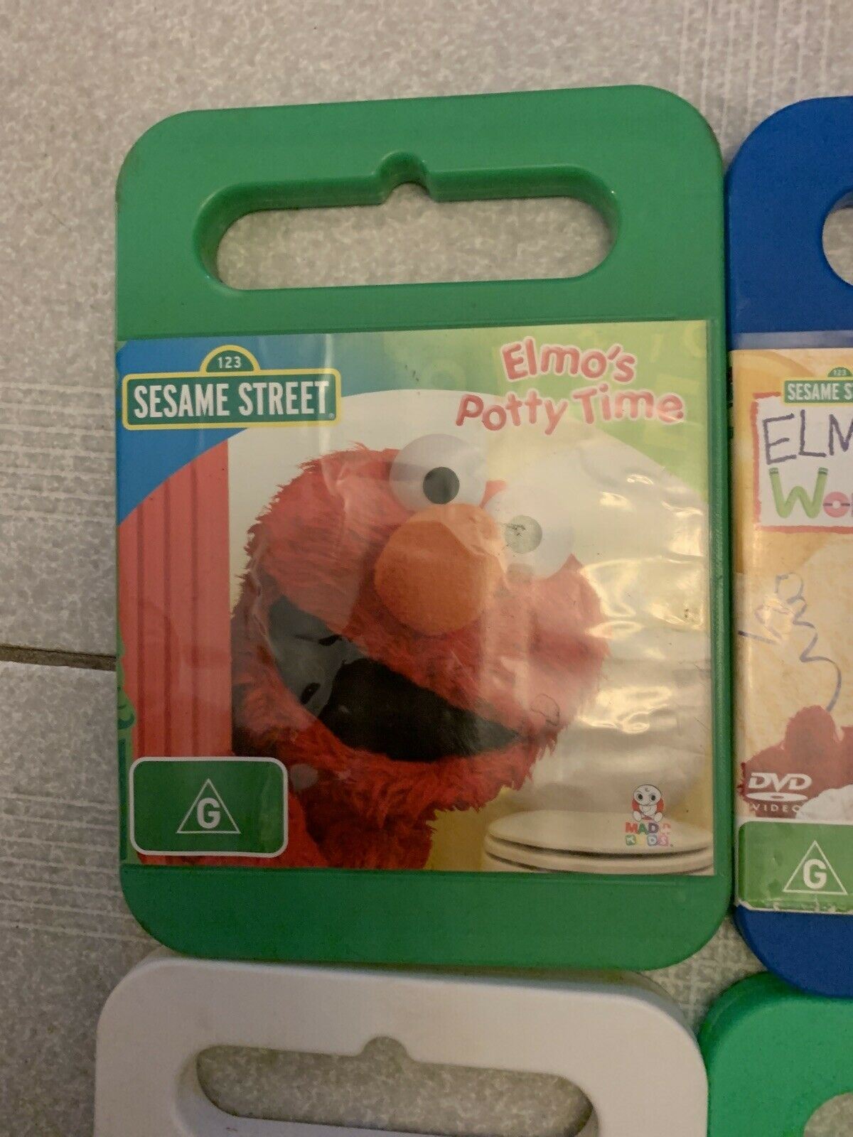 10x Elmo And Sesame Street DVDs Region 4