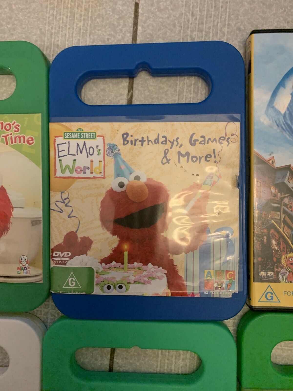 10x Elmo And Sesame Street DVDs Region 4