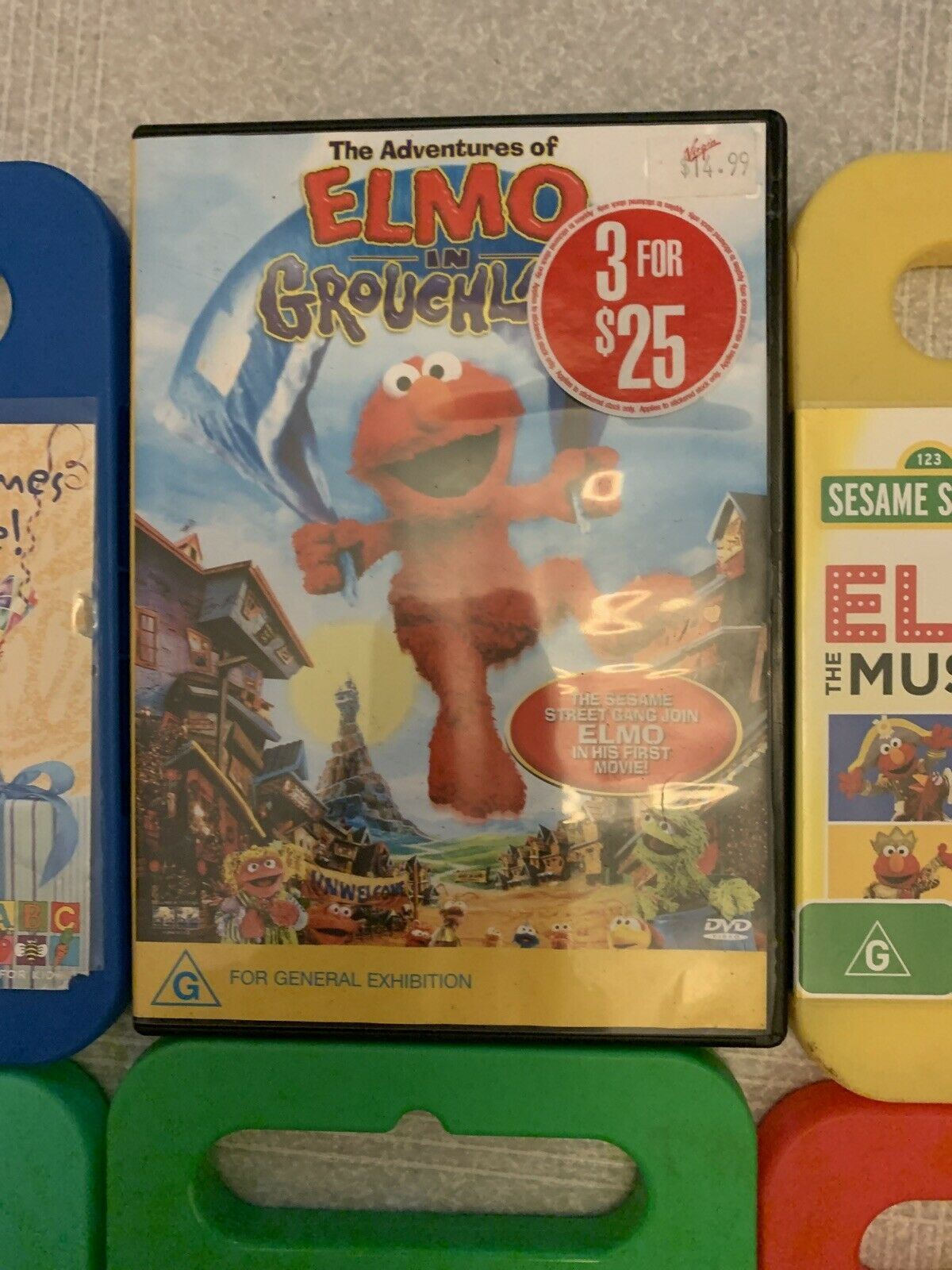 10x Elmo And Sesame Street DVDs Region 4