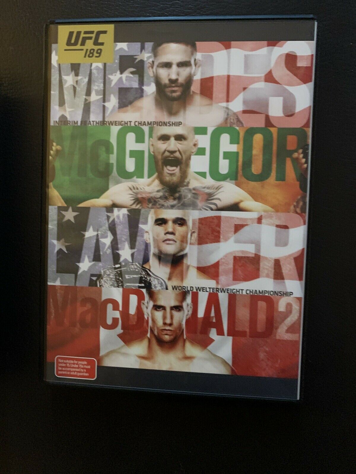 UFC: Conor McGregor The Notorious - Collector's Set (DVD, 2016, 8-Disc) Region 4