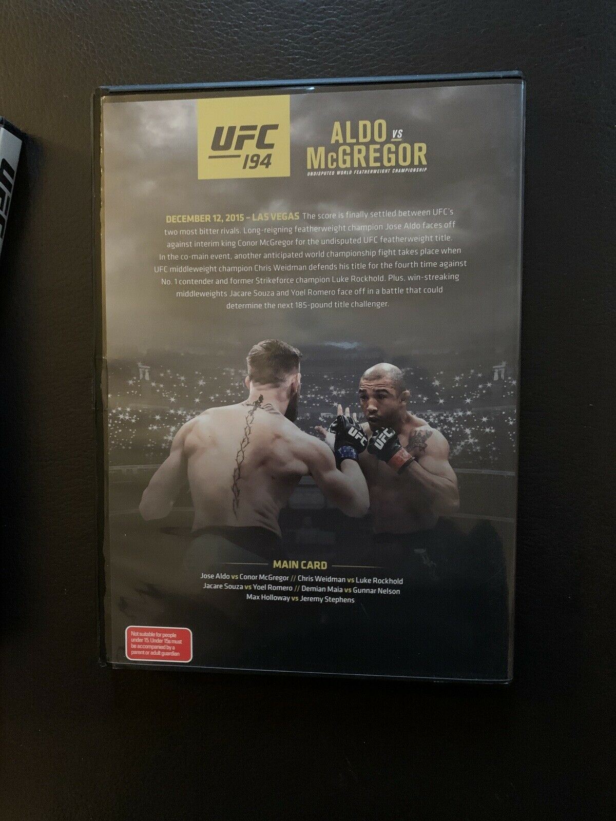 UFC: Conor McGregor The Notorious - Collector's Set (DVD, 2016, 8-Disc) Region 4