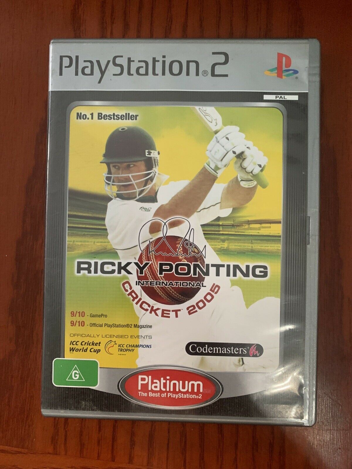 Ricky Ponting International Cricket 2005 PS2 (PAL) with Manual