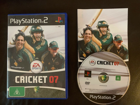 EA Sports Cricket 07 PS2 Game PAL with Manual