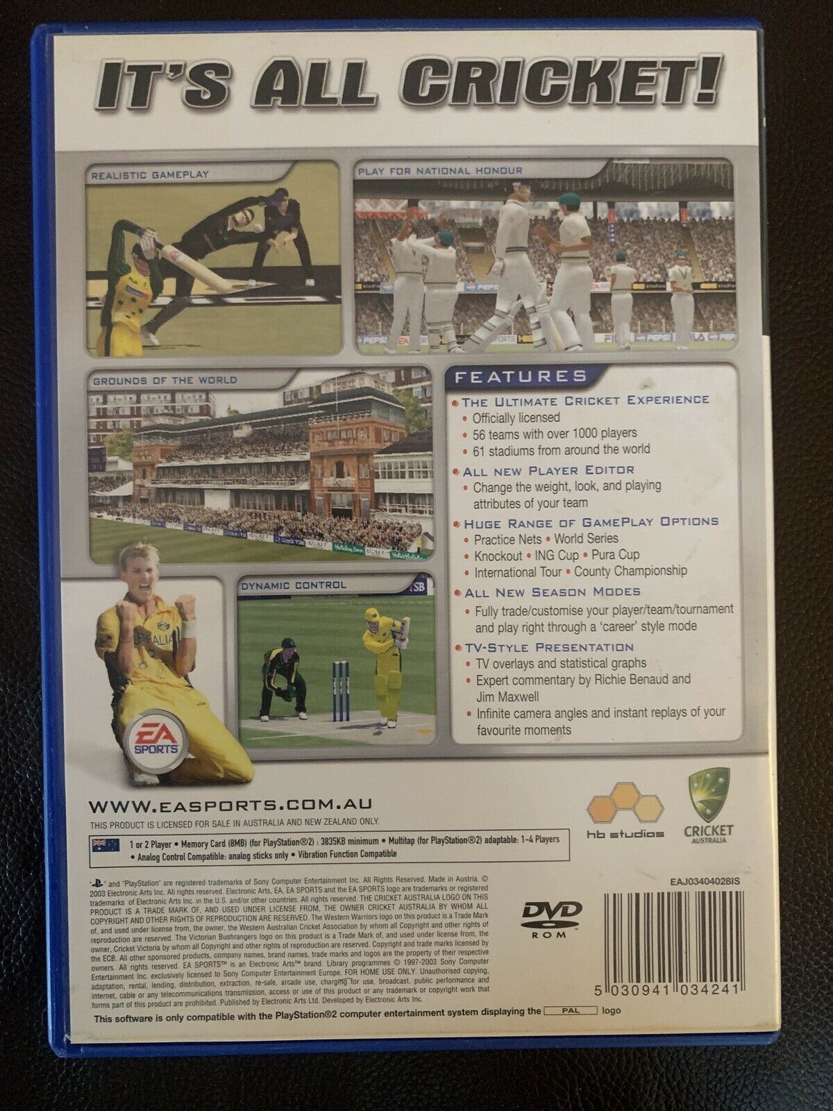 EA Sports Cricket 2004 - Playstation 2 PAL