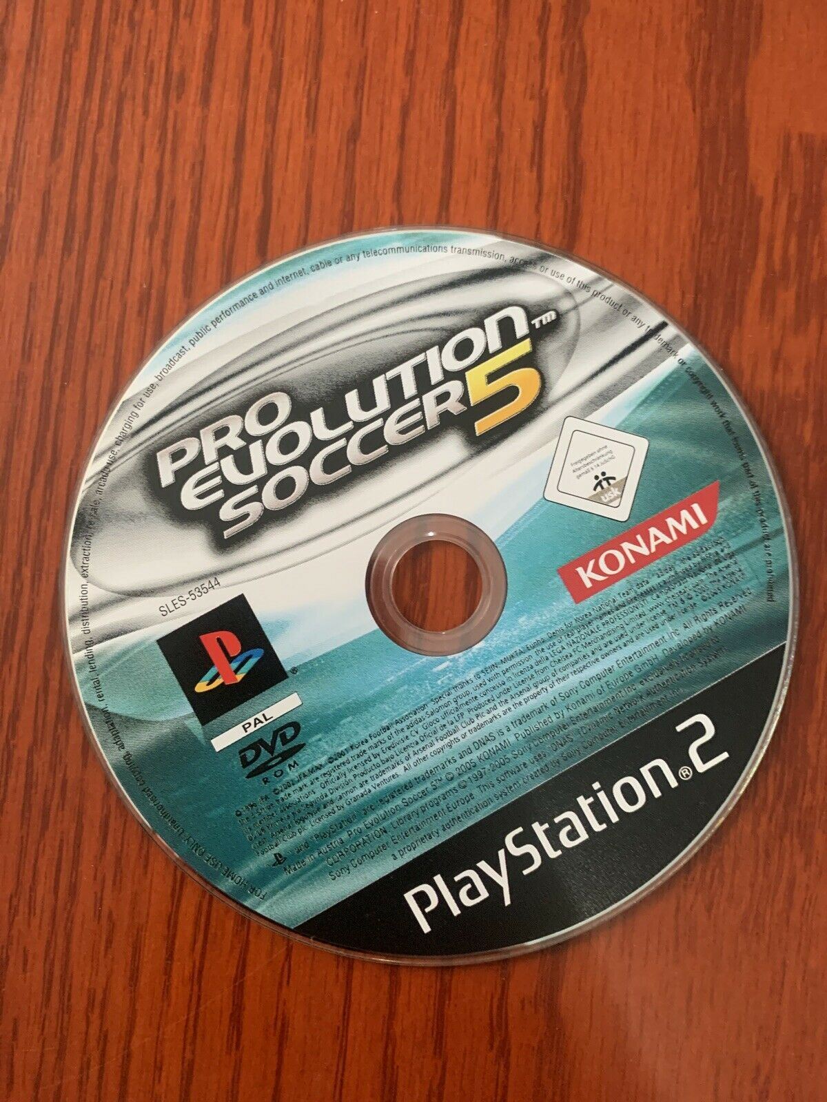 Pro Evolution Soccer 5 PS2 PAL Game With Manual