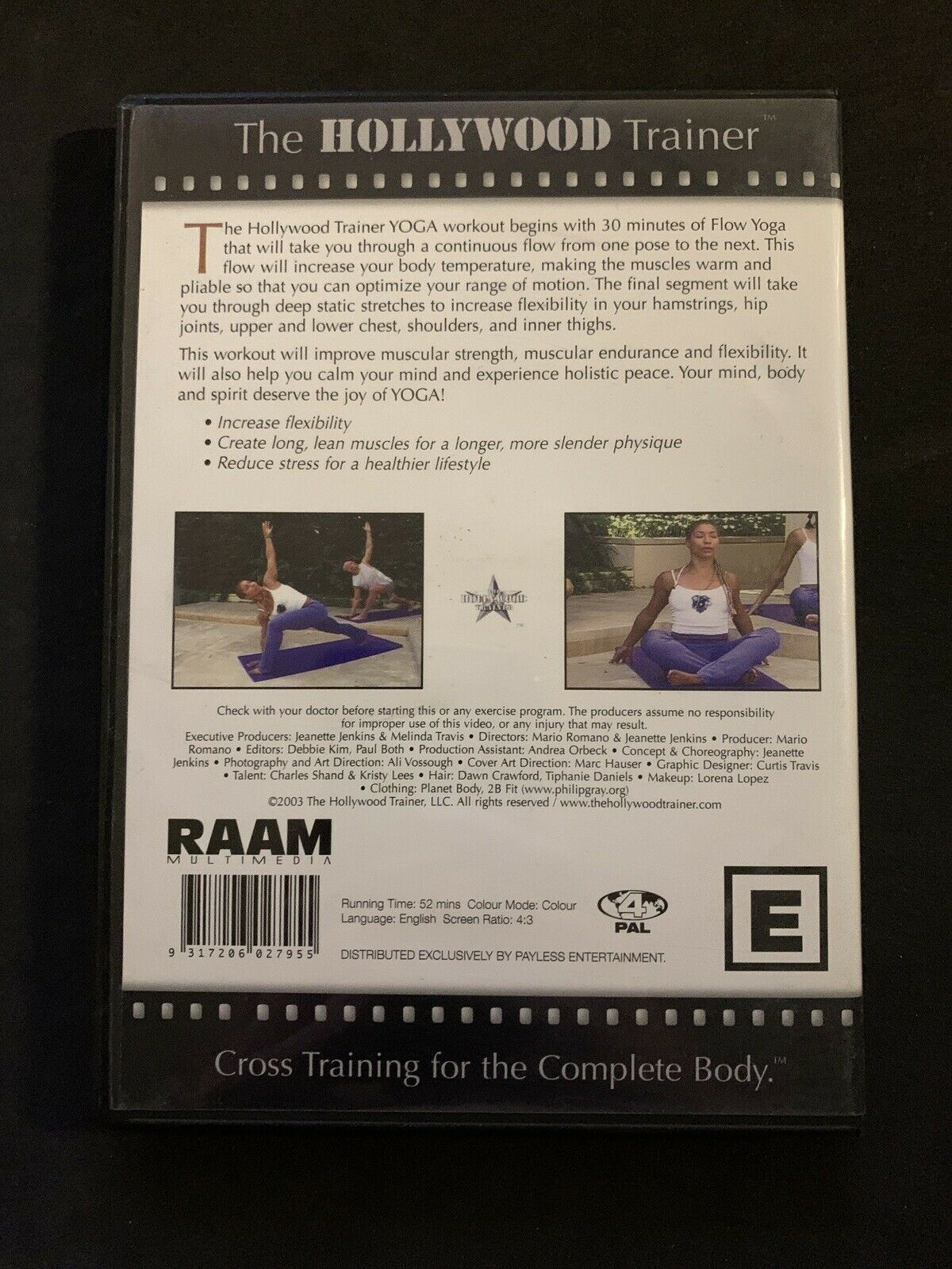 YOGA - The Hollywood Trainer DVD Region 4