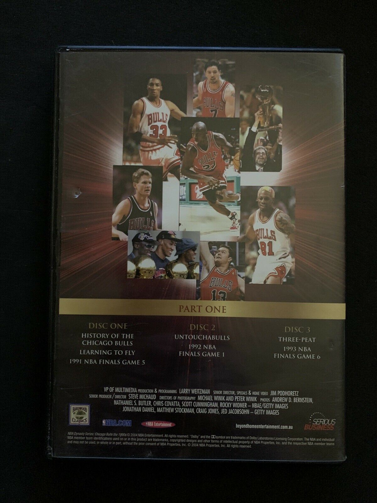 NBA - Dynasty Series : Chicago Bulls - The Bulls 1990's - Part 1 (DVD, 2011)