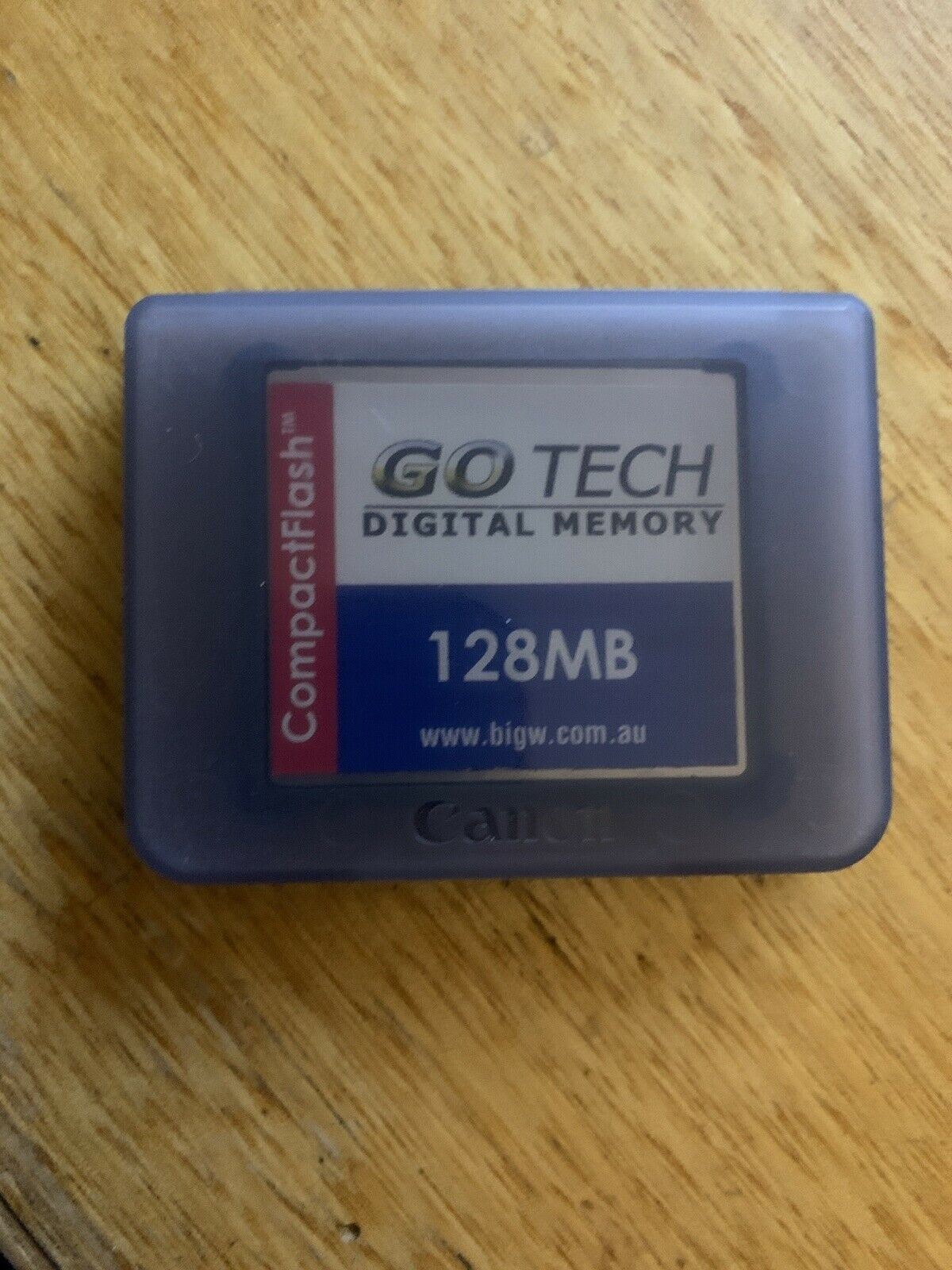 128MB Compact Flash Go Tech Digital Memory