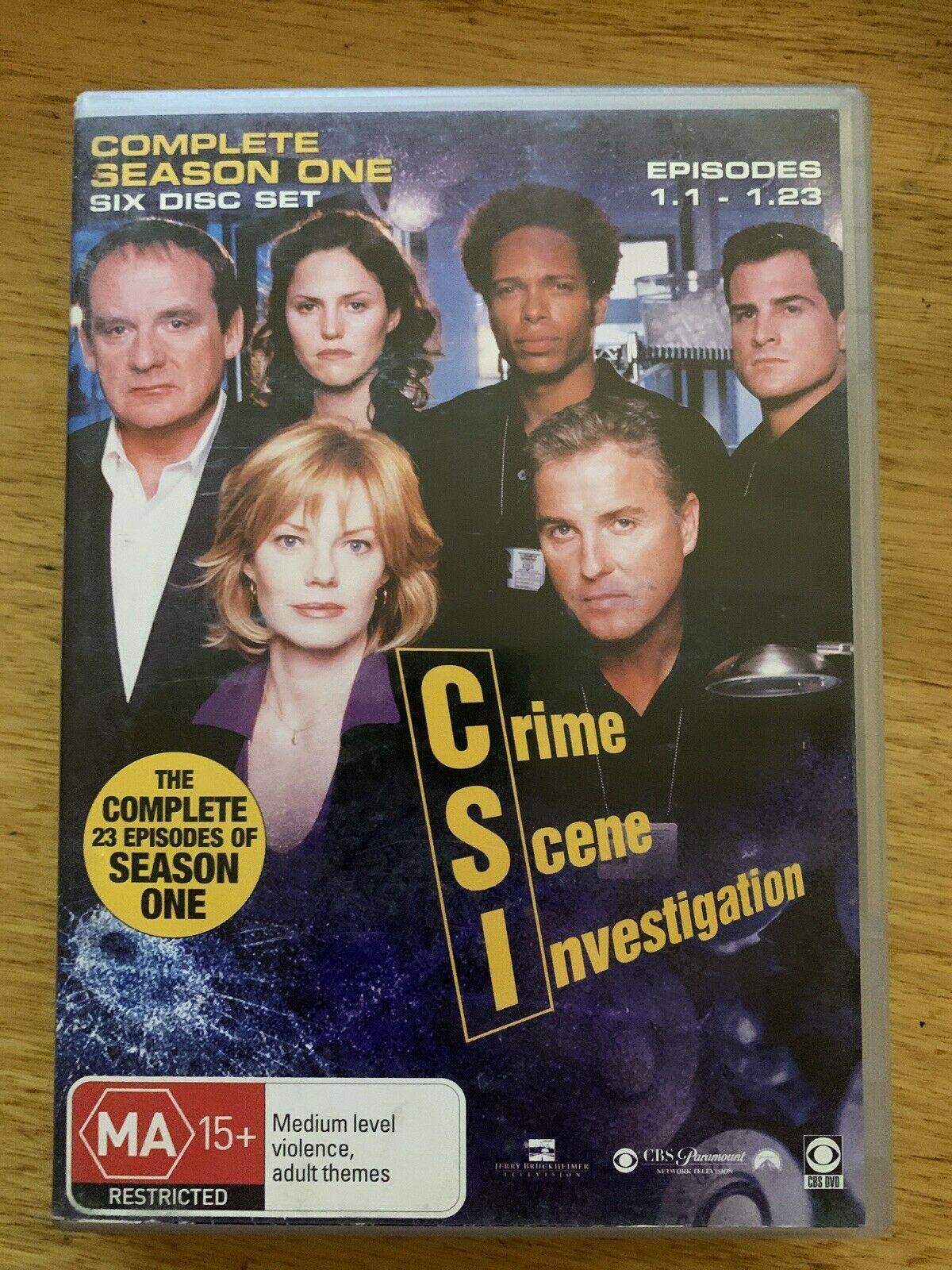 CSI: Crime Scene Investigation : Season 1 (DVD) Region 4