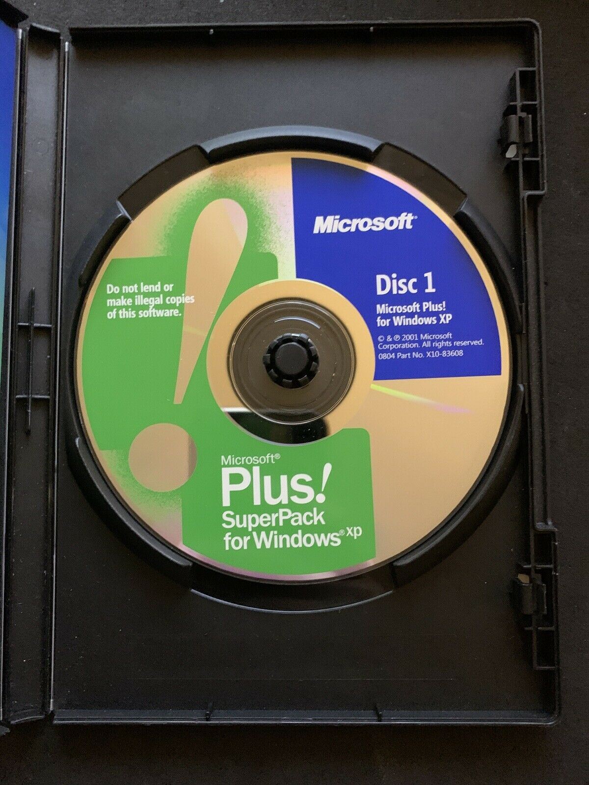 Microsoft plus! SuperPack For Windows XP Enhancement Pack with Product ...