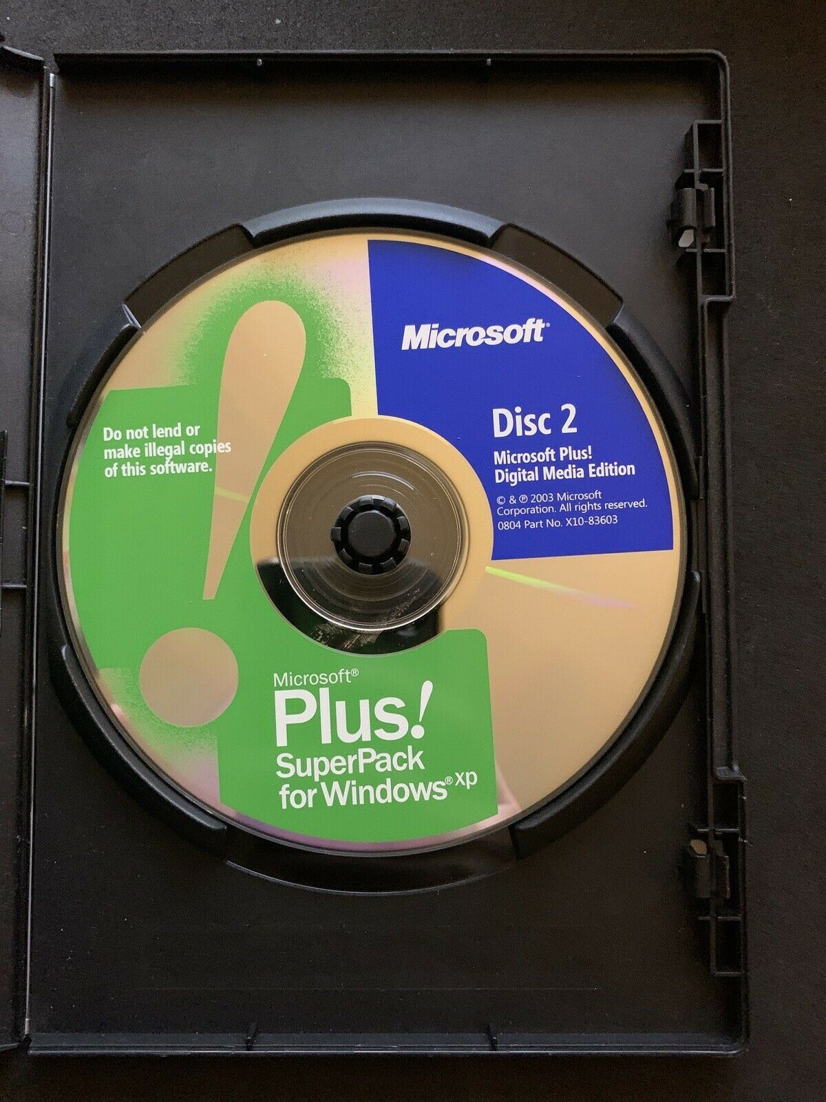 Microsoft plus! SuperPack For Windows XP Enhancement Pack with Product ...