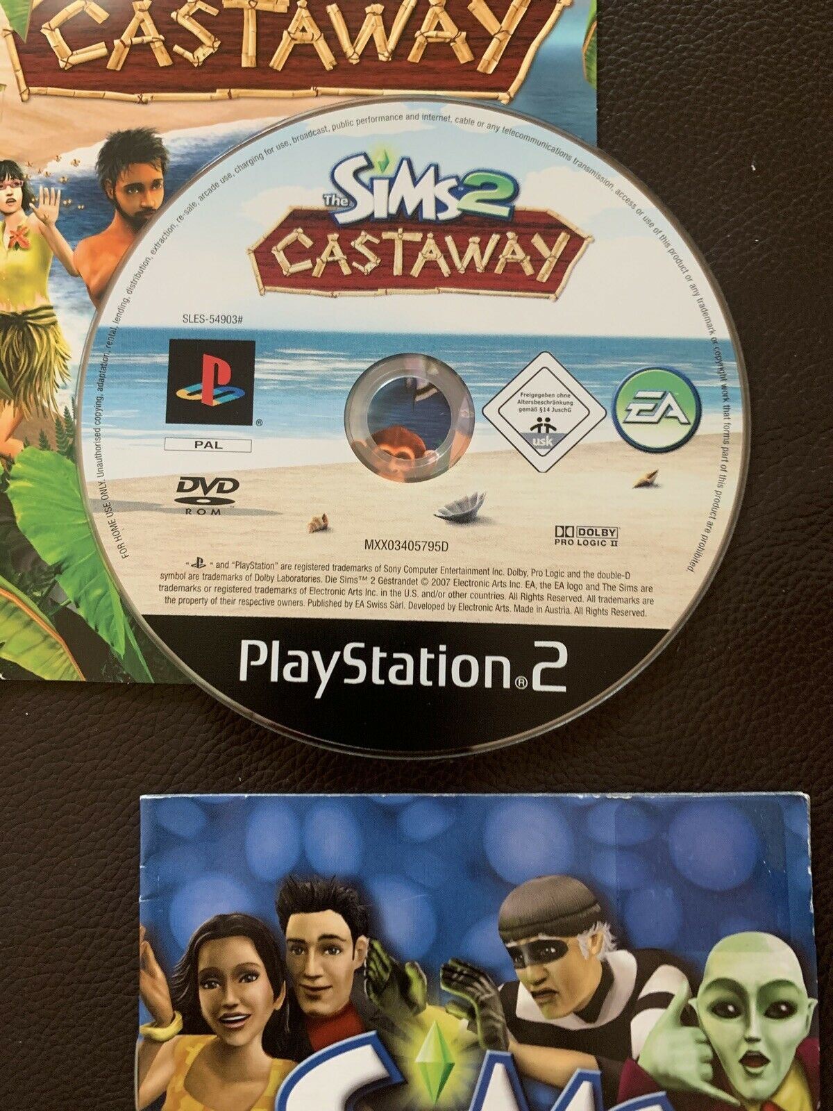 The Sims 2 &  The Sims 2 Castaways - Includes Manual - Platinum - PS2