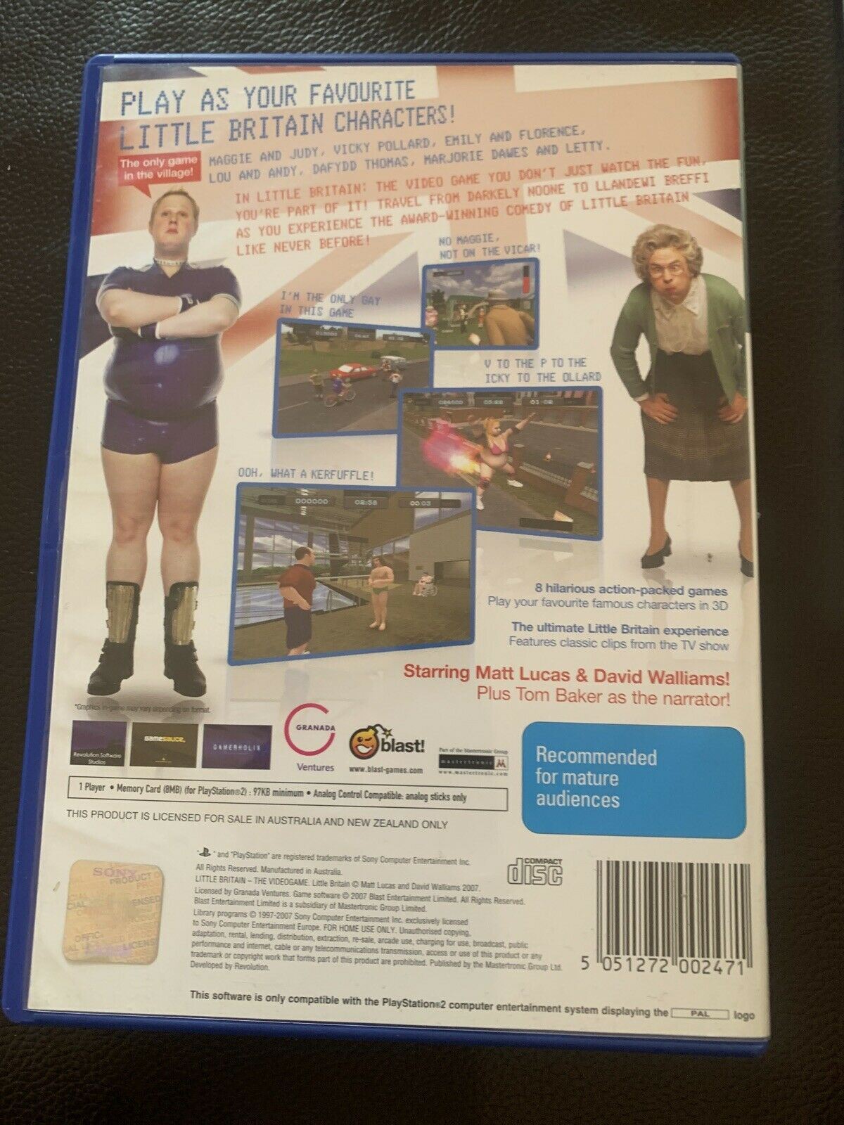 Little Britain - The Video Game - Sony PS2 - Including Manual