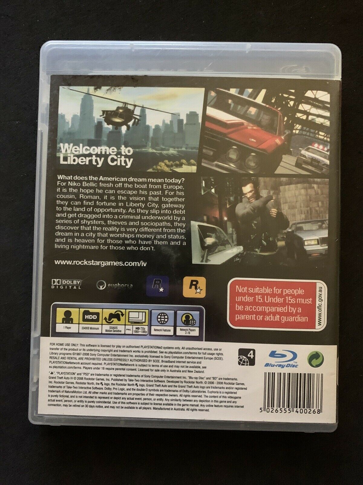 Grand Theft Auto IV - Sony Ps3 Rockstar Games