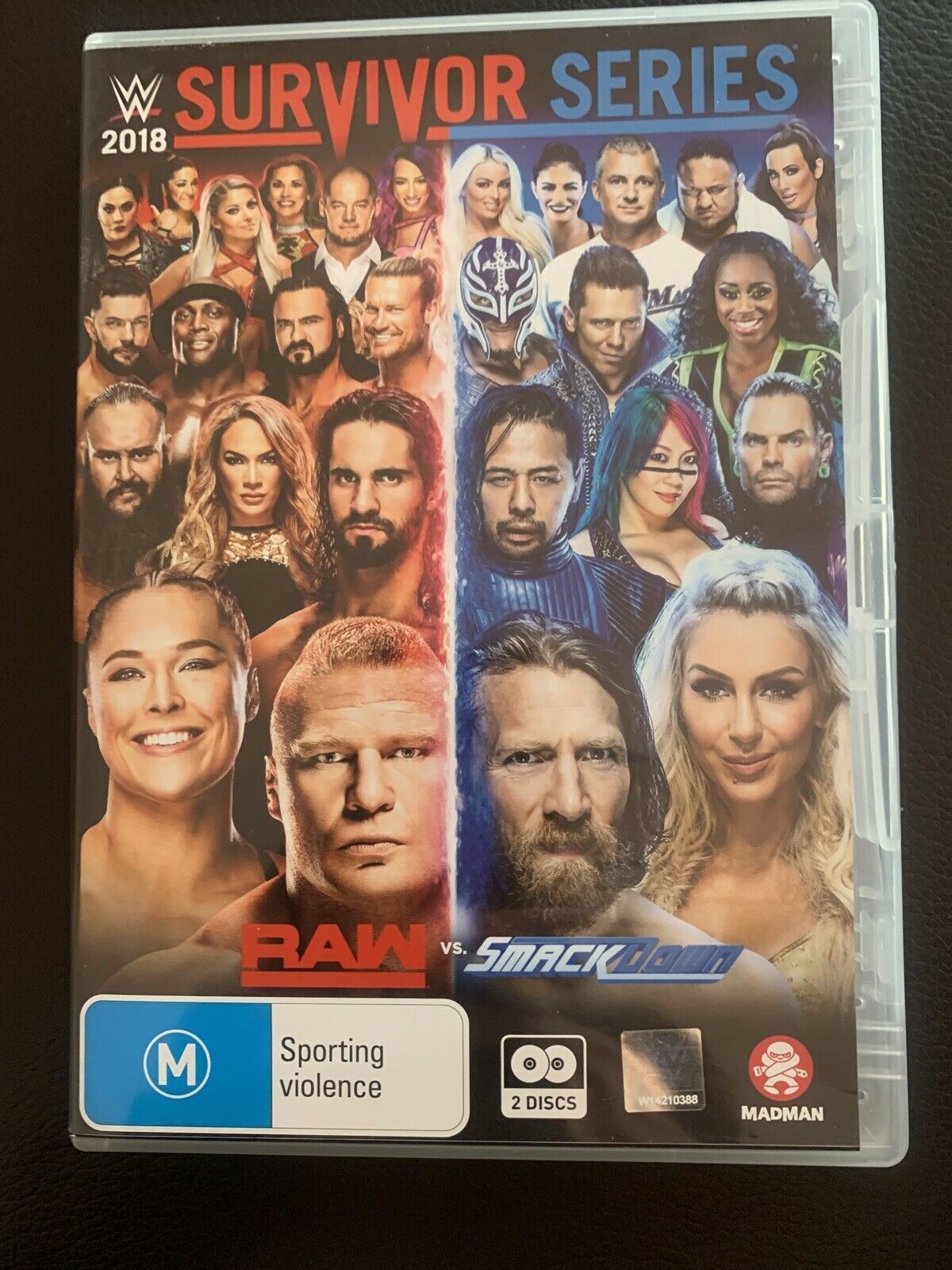 WWE - Survivor Series 2018: Raw Vs Smackdown (DVD, 2018) Region 4