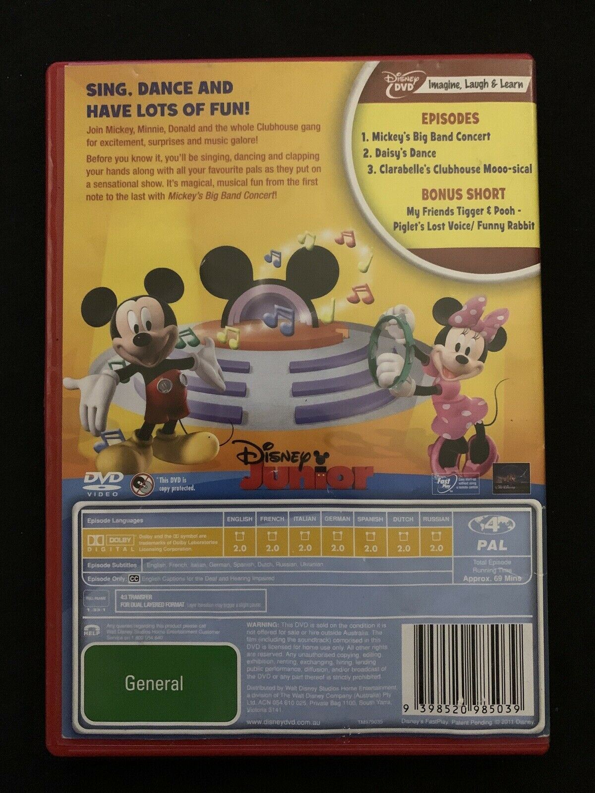 Mickey Mouse Clubhouse - Big Band Concert (DVD) Region 4