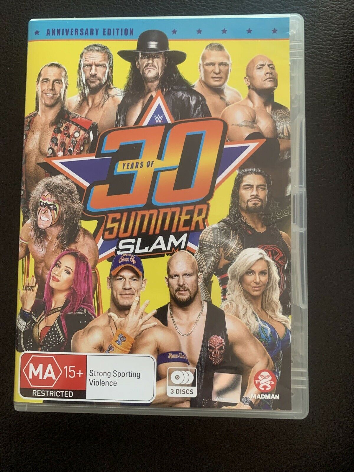 WWE: 30 Years Of Summerslam - Anniversary Edition (DVD, 2018) Region 4