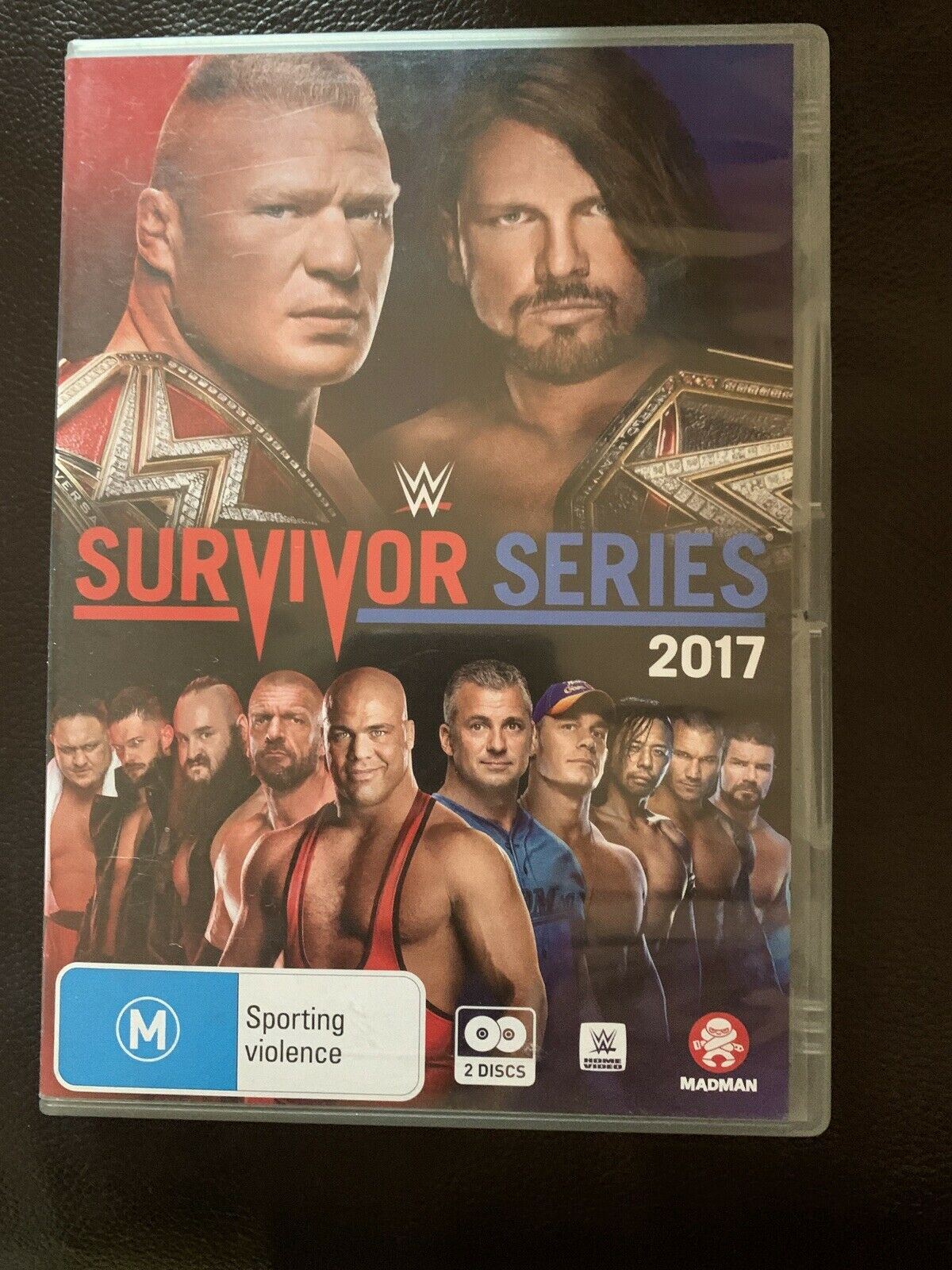 WWE - Survivor Series 2017 (DVD, 2018, 2-Disc Set) AJ Styles, John Cena. Region4