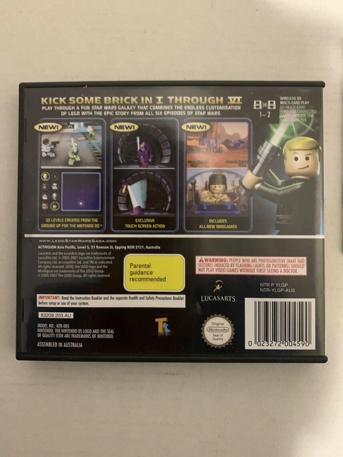 LEGO Star Wars: The Complete Saga - Nintendo DS With Manual